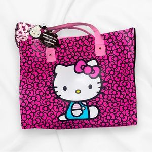 Hello Kitty Pink Large Travel Tote 3PC